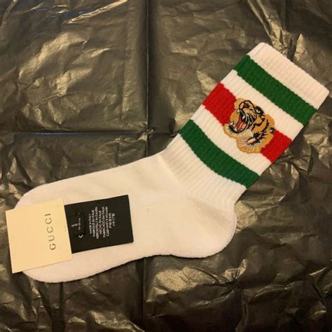 fake gucci socks tiger|Gucci over knee socks.